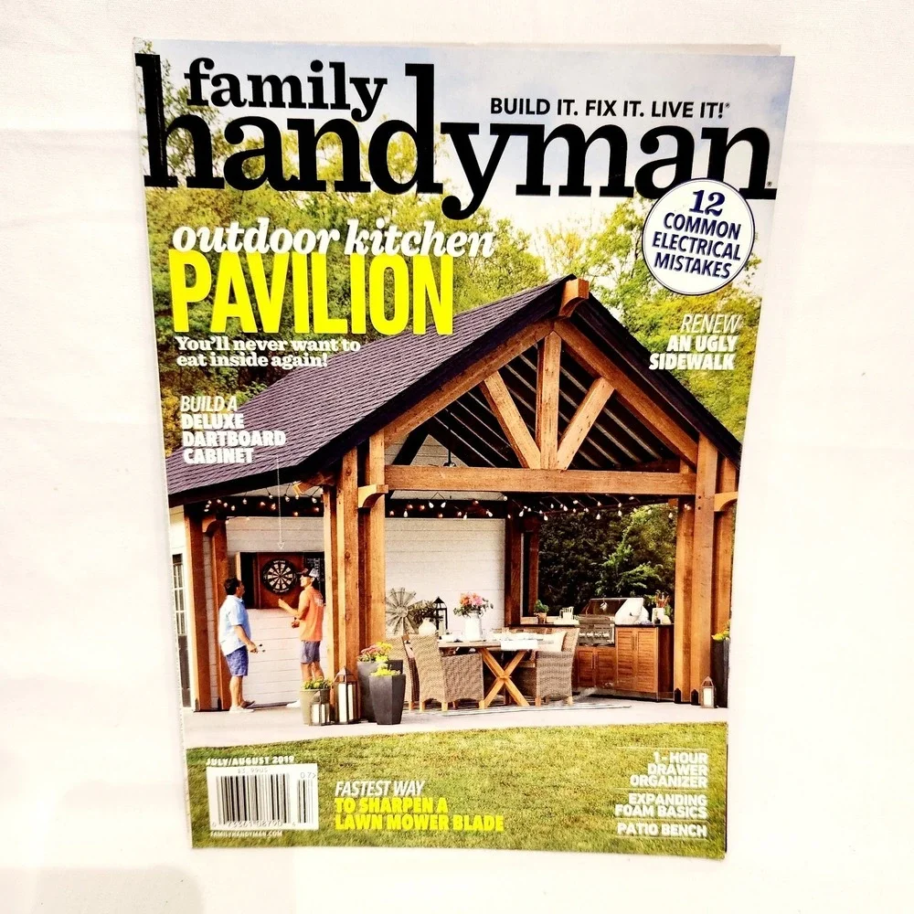 Set‎ of 4 2019 Family Handyman Magazines; May Jul/Aug Sept Oct/Nov (has writing)